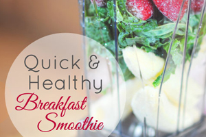Smoothie Petit-Déjeuner Rapide et Sain